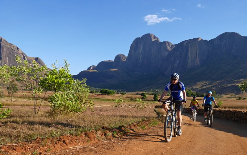 Cycling out of the Andringitra National Park
