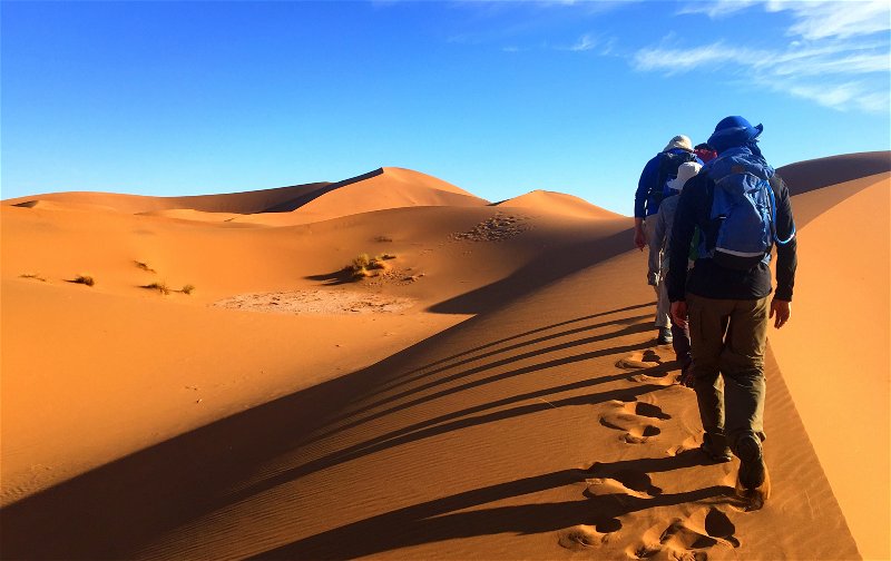 Heading through the heart of the Sahara