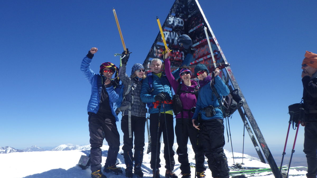 Mount Toubkal in Winter