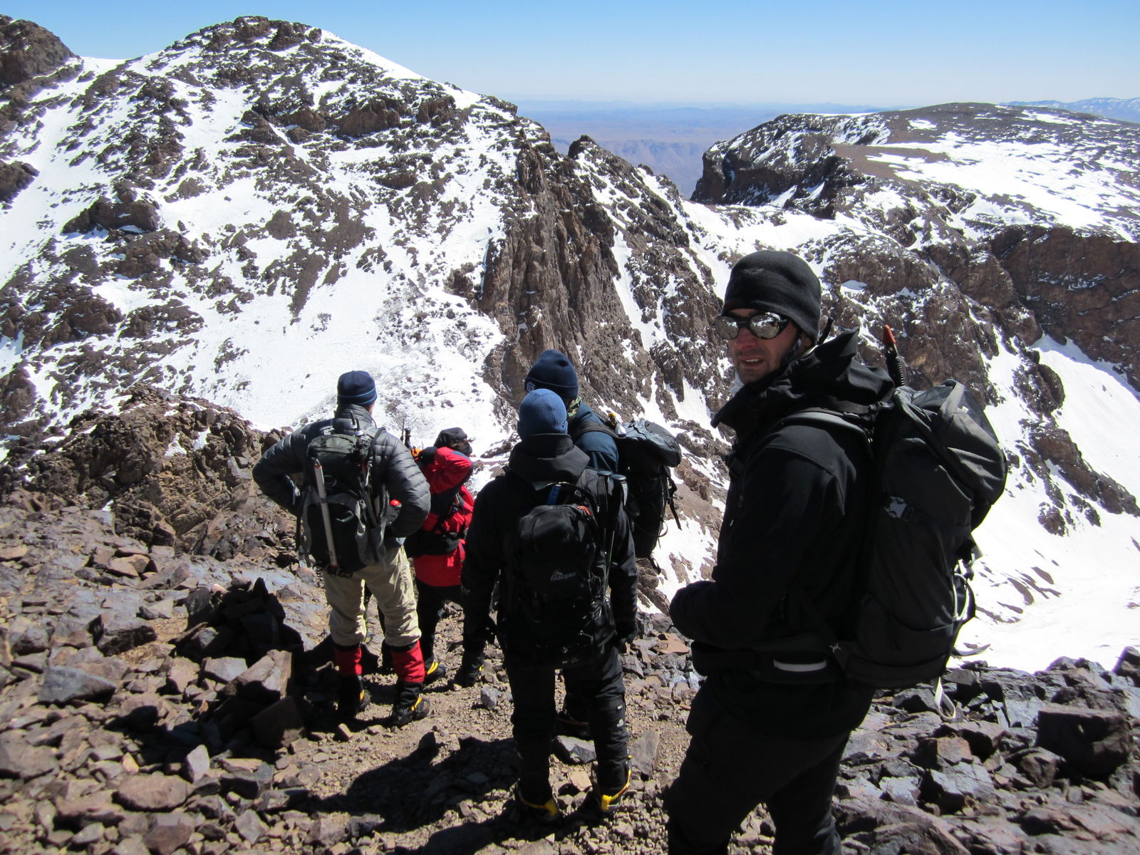 Mount Toubkal in Winter