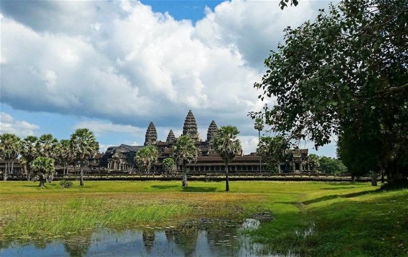 The temple complex at Angkor