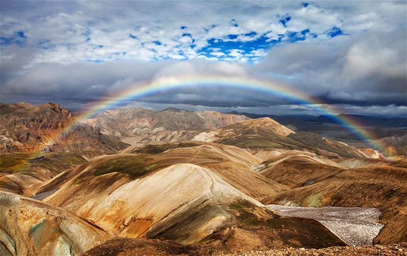Rainbow over the Fjallaback Nature Reserve - credit Greta S Gudjonsdottir