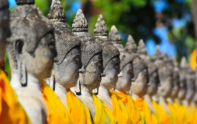 Wat Yai Chaimongkol Buddha's, Ayutthaya
