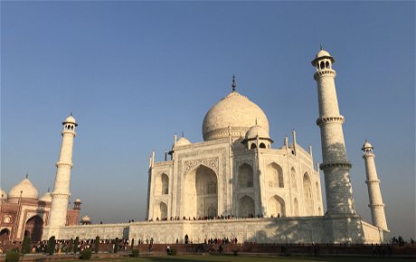 Early morning light on the Taj Mahal