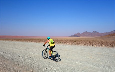 On the gravel roads of Namibia