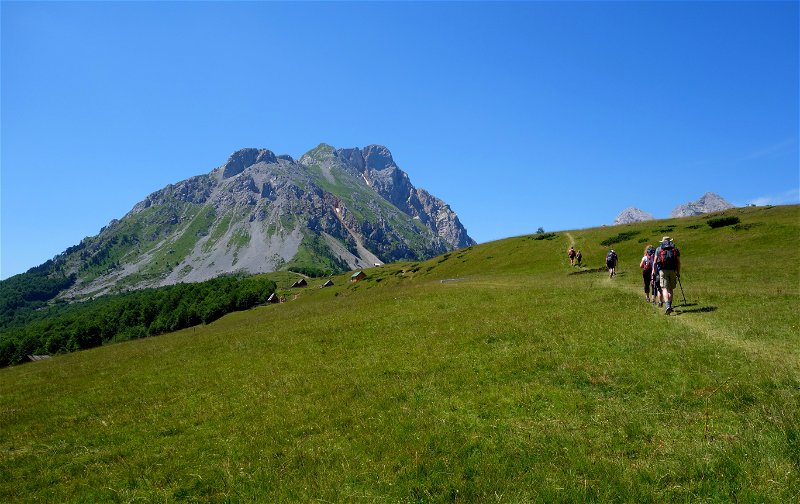 Heading up towards Mount Medved on the Bear Circuit