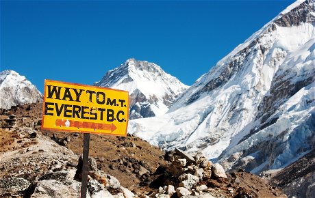 Everest Base Camp sign