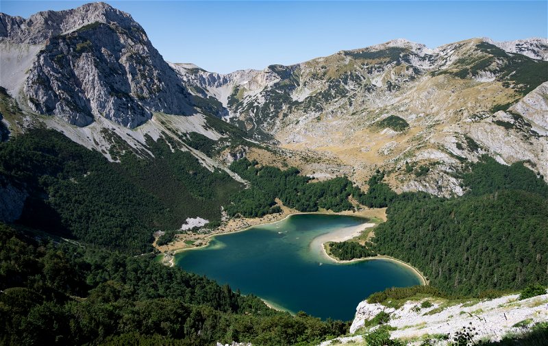 Lake Trnovacka in Sutjeska National Park