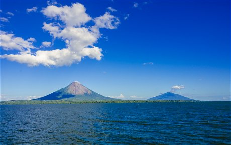 Ometepe Island with Maderas and Concepcion Volcanoes
