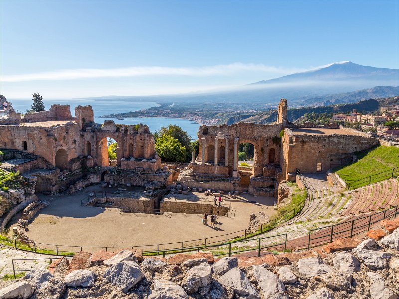 Immerse yourself in the history of Taormina and its greek theatre